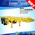 AOTONG 8METERS 2 axles terminal port 20ft container semi trailer truck for sale (30ton capacity)